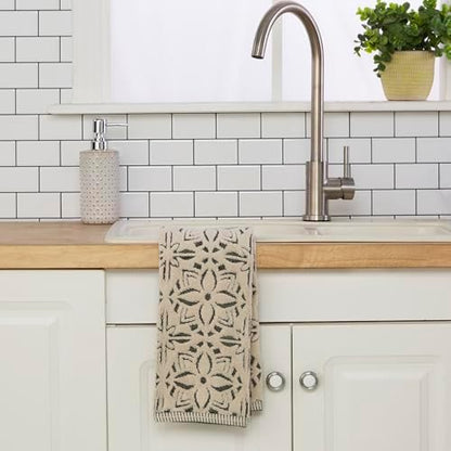 SKL Home Lisbon Bath Towel, Premium 100% Cotton, Black