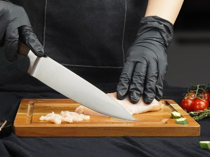 CHUSHIJI Chef Knife 8 Inch, Japanese Professional Chef knife High Carbon Stainless Steel, Razor Sharp Chefs Kitchen Knife, Vegetable Chopping Knife for Cooking With Full-tang Handle, Walnut