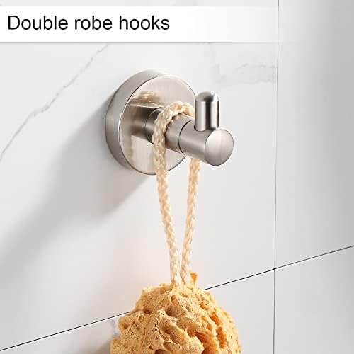 BGL Bathroom Hardware Set Brushed Nickel Bathroom Accessory Set Towel Bar 8 Pieces