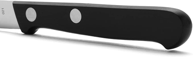 Arcos Paring Knife 3 Inch Stainless Steel. Kitchen Knife for Peeling Fruits and Vegetables. Ergonomic Polyoxymethylene Handle and 75mm Blade. Series Universal. Color Black