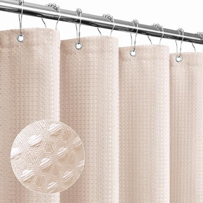 Gibelle Small Stall Blush Pink Fabric Shower Curtain, 36 x 72