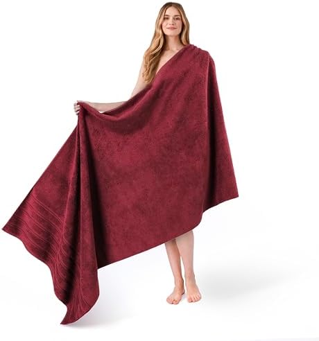 American Soft Linen 100% Cotton Luxury Turkish Towels, 35x70 XL Bath Sheet