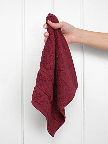 American Soft Linen 100% Cotton Luxury Turkish Towels, 4 PC Washcloth Set