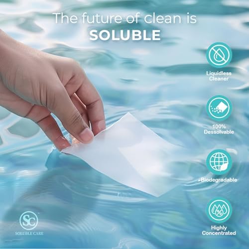 Dissolvable Floor Cleaner Sheets: Fresh Lime Scent, 30 Washes