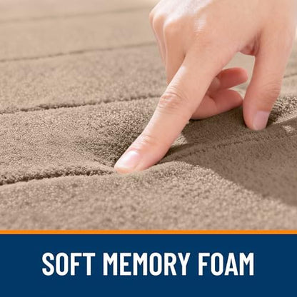 OLANLY Memory Foam Bath Mat 35x24, Super Soft and Absorbent Bathroom Rugs