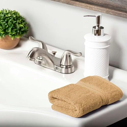 Superior Egyptian Cotton Plush & Absorbent, Face Towel Set of 6, Teal