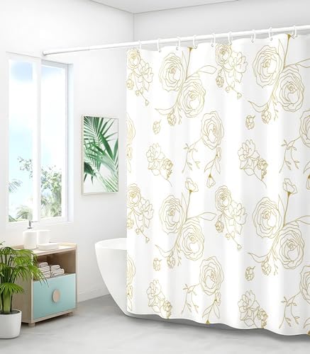 Bathroom Shower Curtain Cute Cortinas para Baño 72 x 72, Rose