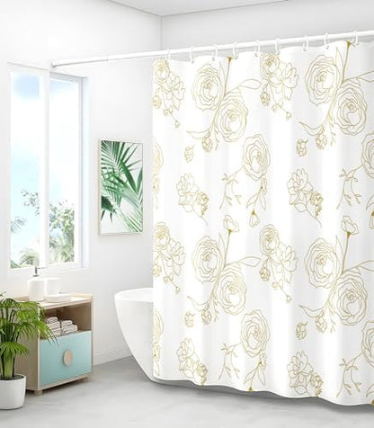 Bathroom Shower Curtain Cute Cortinas para Baño 72 x 72, Rose