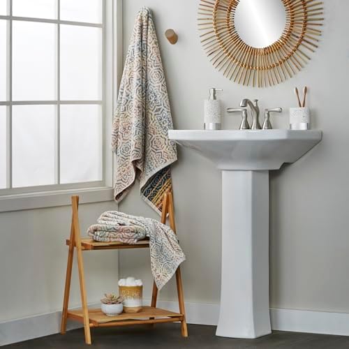 SKL Home Rhapsody Bath Towel, Premium 100% Cotton, Spice