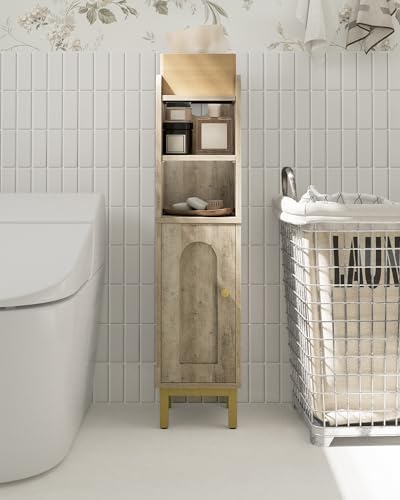 Hzuaneri Bathroom Storage Cabinet, Small Corner Floor Cabinet