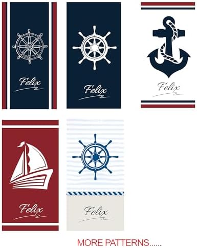 JML Personalized Beach Towel with Name, Microfiber, 30 x 60 in