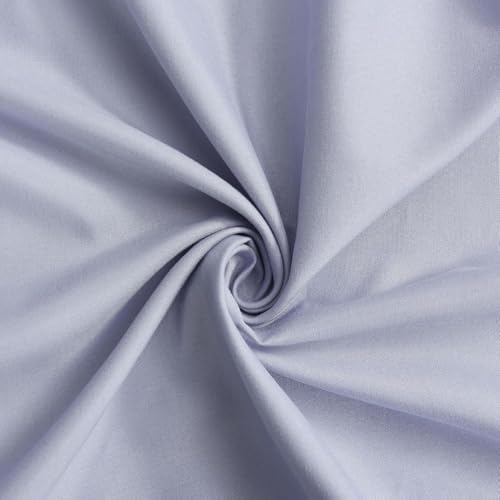 Homechoice Decor Fog Blue Ruffle Shower Curtain 72“ W x 84” H