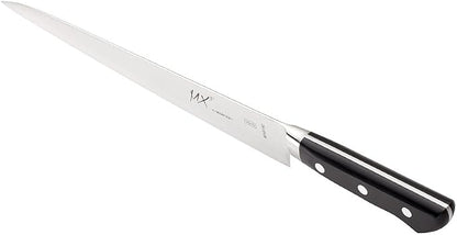 Mercer Culinary Mx3 Premium San Mai VG-10 Steel Core Blade Sujihiki Knife, 270mm10.6 Inch,Black