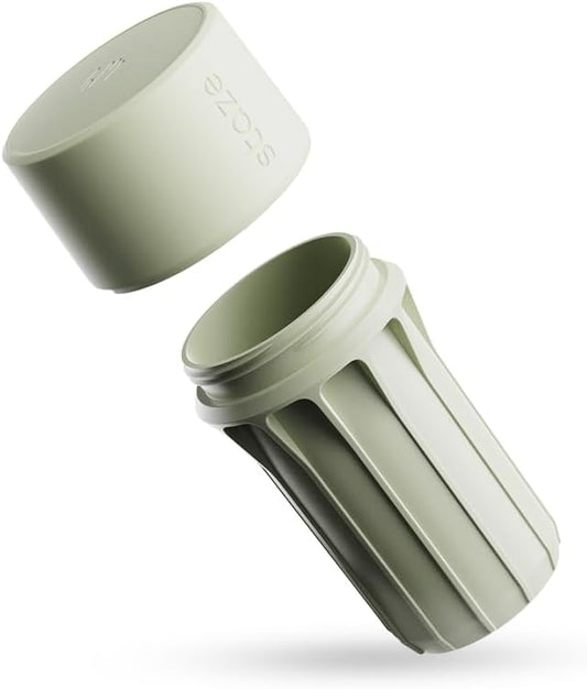 Staze Air Tight Smell Proof Container (148ml) - Vacuum Seal Jar with UV Protection, Waterproof Food Storage Canister, Portable Small Smell Proof Jar for Coffee, Herb, Spice & Gummies - (Foam)