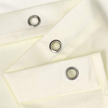 N&Y HOME Fabric Shower Curtain or Liner 36 x 72 Inches Stall Size, Sand