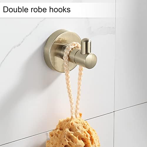 BGL Bathroom Accessory Set Brushed Gold 4 Pieces Towel Rack Set