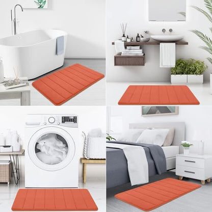 Buganda Memory Foam Bath Mat 35.4 x 24, Ultra Soft Absorbent Bathroom Rugs