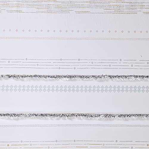INK+IVY NEA Shower Curtain for Bathroom, Cotton, 72 x 72, Off White/Gray