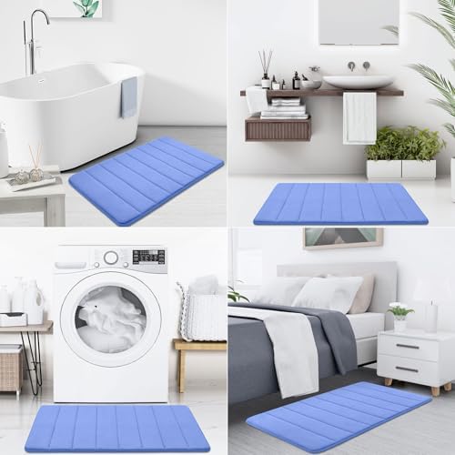 Buganda Memory Foam Bath Mat 34 x 20, Ultra Soft Absorbent Bathroom Rugs