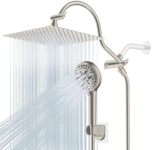 Hibbent All Metal cUPC Certified High Pressure Rainfall 12'' Shower Head