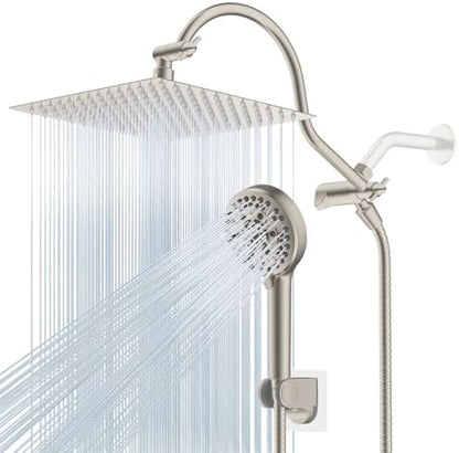 Hibbent All Metal cUPC Certified High Pressure Rainfall 12'' Shower Head