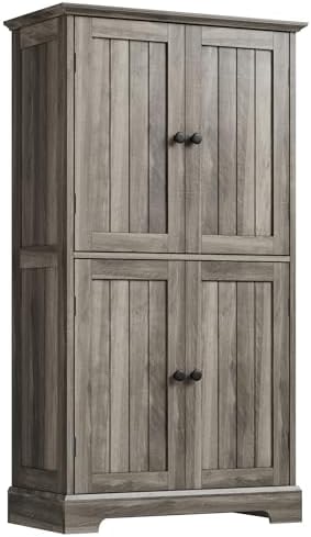 ChooChoo Bathroom Floor Cabinet with Adjustable Shelves
