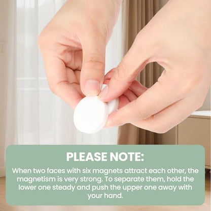 YixangDD 16 Pack Shower Curtain Weights, Silicone Covered Curtain Magnets