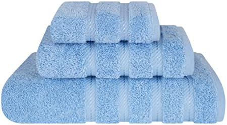 American Soft Linen 100% Cotton Luxury Turkish Towels, 3 Piece Towel Set