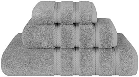 American Soft Linen 100% Cotton Luxury Turkish Towels, 3 Piece Towel Set