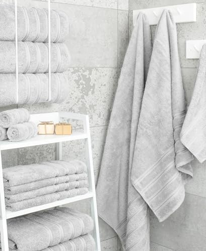 American Soft Linen 100% Cotton Luxury Turkish Towels, 4 PC Bath Towel Set