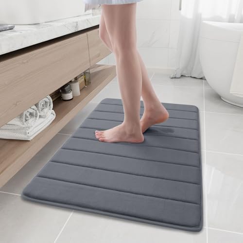 Buganda Memory Foam Bath Mat 35.4 x 24, Ultra Soft Absorbent Bathroom Rugs