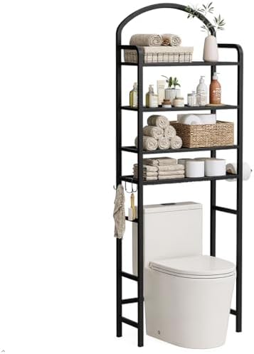 4-Tier Over The Toilet Storage, Bathroom Organizer