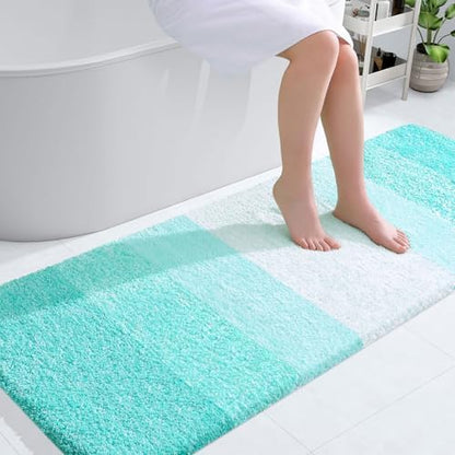 OLANLY Bathroom Runner Rug 59x24, Extra Soft Absorbent Microfiber Bath Rugs