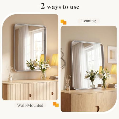 NEWBULIG Bathroom Mirror for Over Sink, 30X48 Inch Wall Vanity Mirror