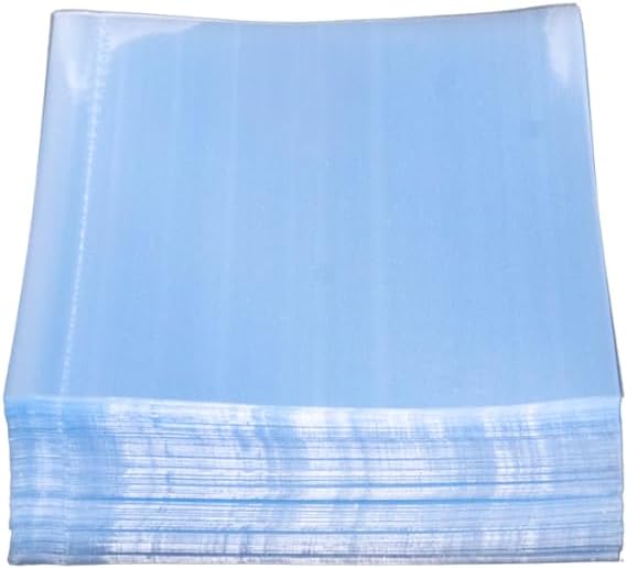 65 x 60 mm Clear Perforated Shrink Sleeve for Sauce, Beverage & Spirits Bottles [Cap Diameter: 1 1/2"] Pack of 50