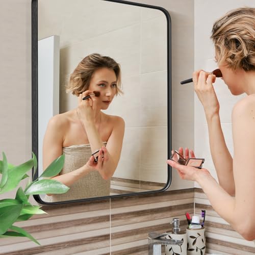 Sweetcrispy Bathroom Wall Mirror, Vanity Mirrors for Over Sink, 36x24 Inch