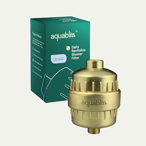 Aquabliss SF100 Daily Revitalize Shower Filter - Matte Gold