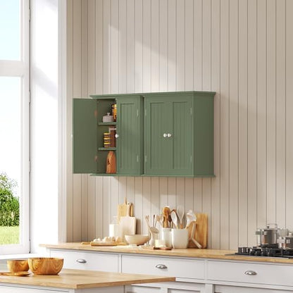 ChooChoo Bathroom Wall Cabinet with 2 Doors, Over The Toilet