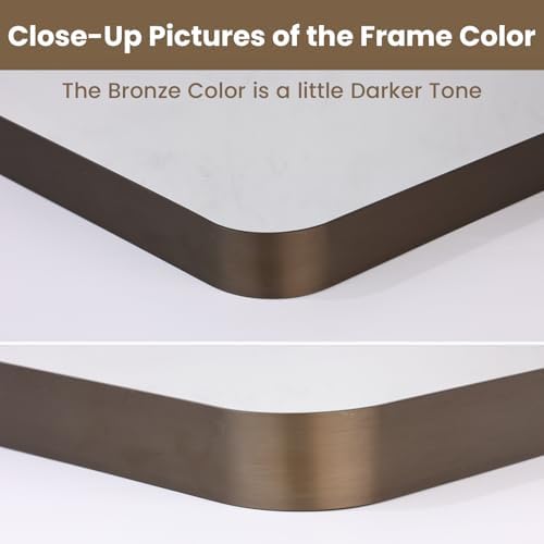 LOAAO 60"X30" Bronze Bathroom Mirror