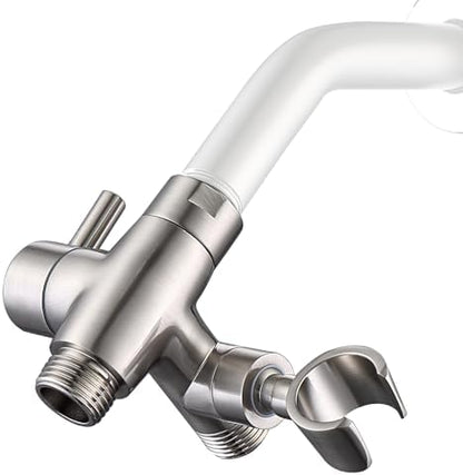 G-Promise Solid Metal Shower Head Diverter with Holder 3-Way