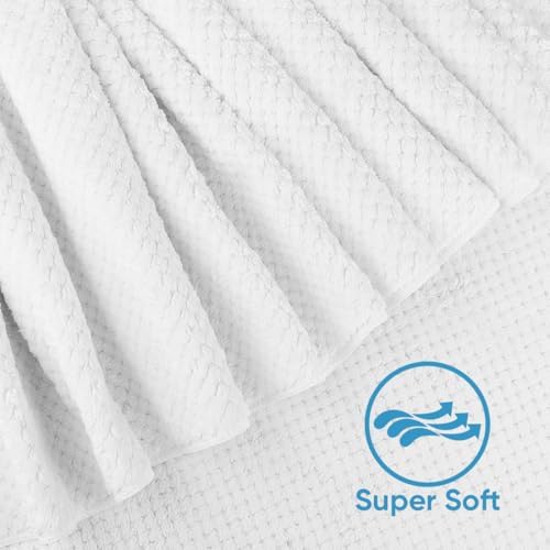 HOMEXCEL 4PK Bath Towel Set, 30x60 in, Absorbent Large Towels for Bathroom