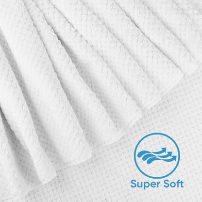HOMEXCEL 4PK Bath Towel Set, 30x60 in, Absorbent Large Towels for Bathroom