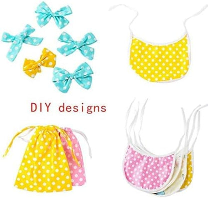 7 pcs 20" x 20" Cotton Fabric DIY Making Supplies Quilting Patchwork Fabric Fat Quarter Bundles DIY for Quilting Cotton Patchwork Cushions (Brown, 20" x 20")