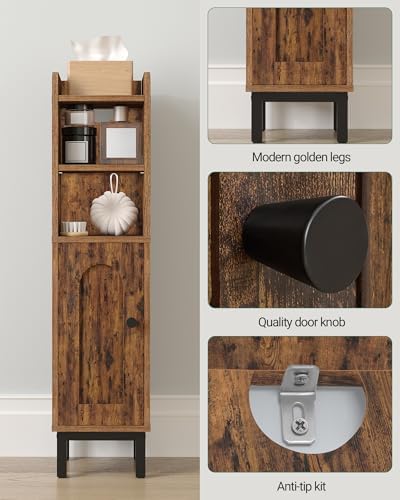 Hzuaneri Bathroom Storage Cabinet, Small Corner Floor Cabinet