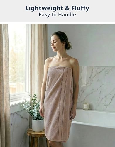 LANE LINEN Towel Set Soft Absorbent Quick Dry 100% Cotton - Platinum