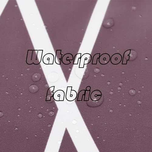 Striped Shower Curtain for Bathroom, Burgundy, 72" W x 72" L