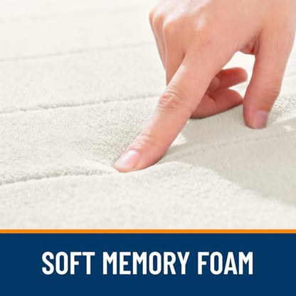 OLANLY Memory Foam Bath Mat 35x24, Super Soft and Absorbent Bathroom Rugs