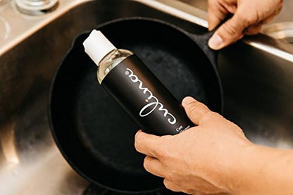 Culina Quality - Cast Iron Cleaning Soap | 100% Plant-Based Castile & Coconut Oil Soap | Best for Cleaning, Restoring, Removing Rust and Care Before Seasoning | For Skillets, Pans & Cast Iron Cookware