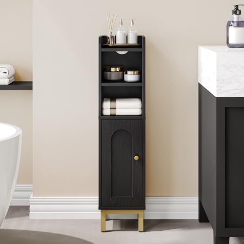Hzuaneri Bathroom Storage Cabinet, Small Corner Floor Cabinet