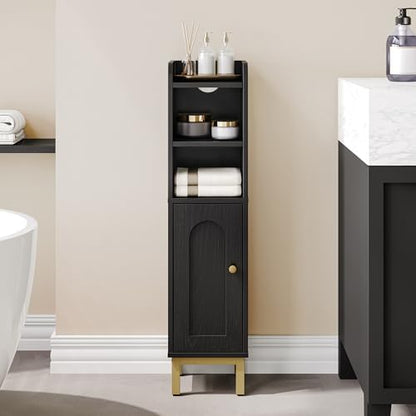 Hzuaneri Bathroom Storage Cabinet, Small Corner Floor Cabinet